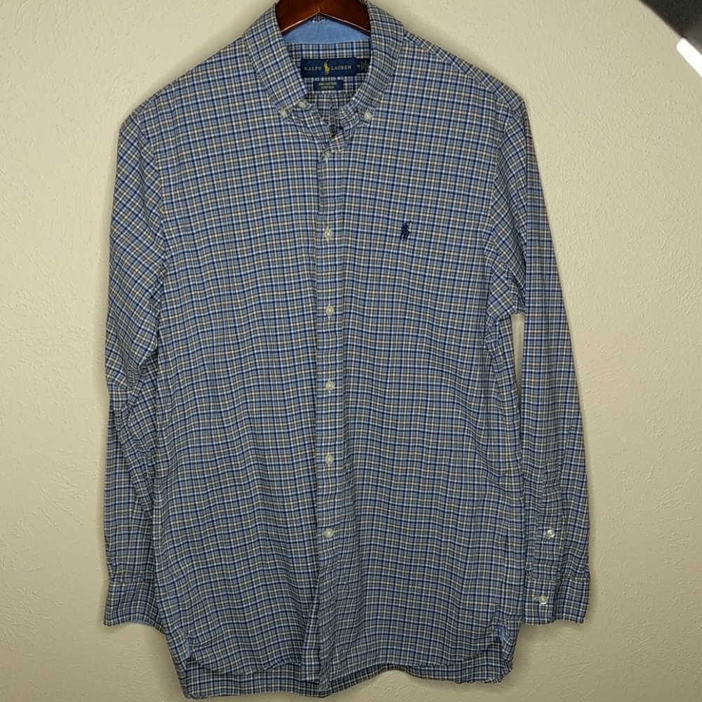 Polo Ralph Lauren Plaid Stretch Button Down Shirt